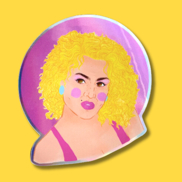 Product image of OUTLET Glitter Kikka vinyylitarra