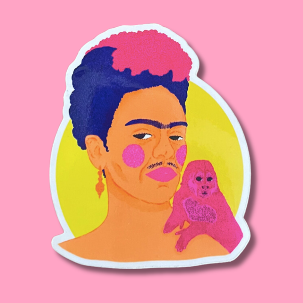 Product image of  MUIJA Keltainen Frida Kahlo vinyylitarra