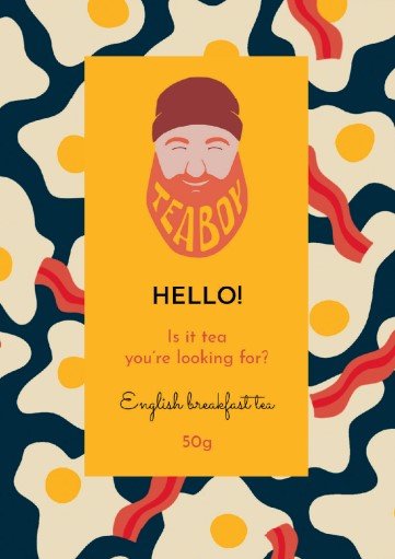 Product image of  Tea - Hello! English Breakfast, 50g pack