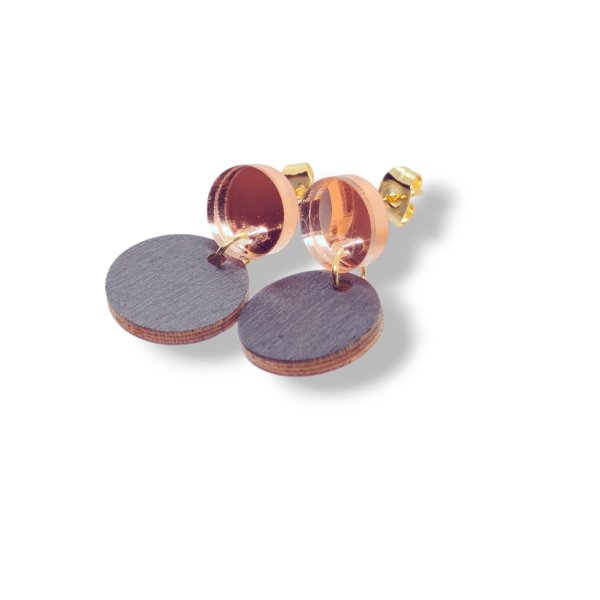 Product image of  TuplaPallot - Ruusukulta peili, Musta-Kulta