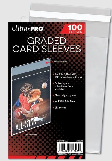 Product image of Ultra Pro Soft Sleeves Graded Cards (100kpl)