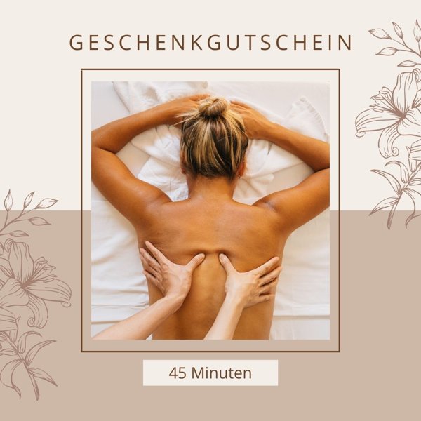Product image of  Geschenkgutschein 45 Minuten Behandlung