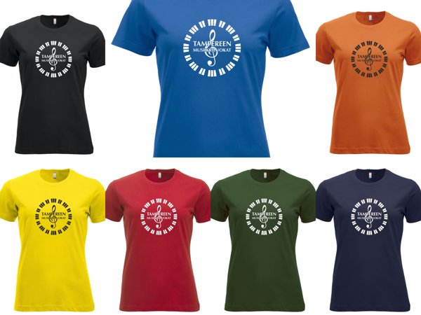 Product image of Aikuisten musaluokkapaita (ladyfit)