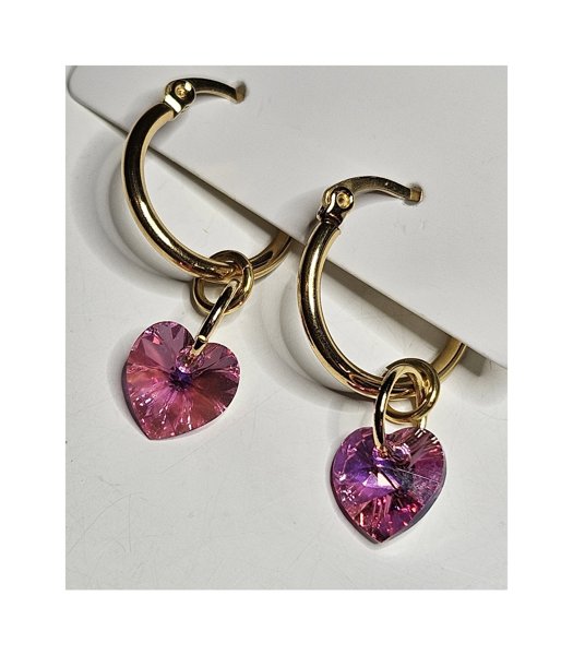 Product image of  Pinkki sydän rengaskorvakoru