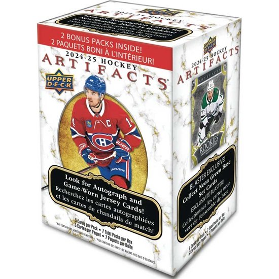 Product image of 2024/25 Upper Deck Artifacts Hockey 7-Pack Blaster Box
