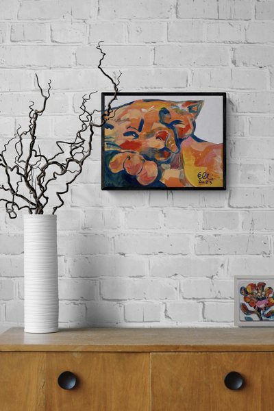 Product image of  Eläinmaalaus: Päiväuni | Animal Painting: Nap