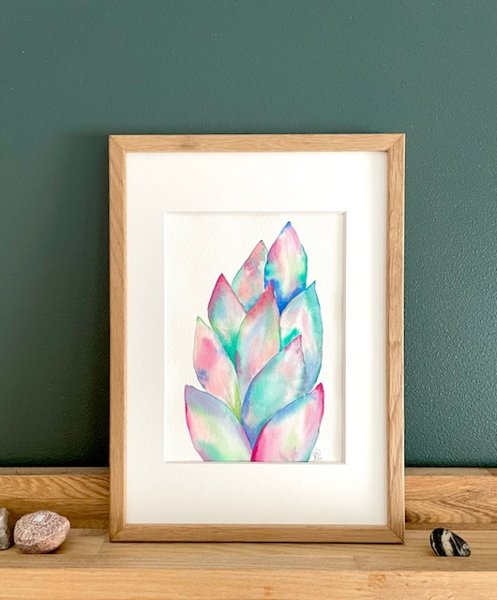 Product image of  ”Unique” -akvarelliteos