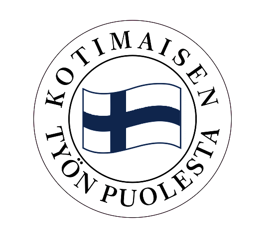 Product image of  Kotimaisen työn puolesta. Koko 4cm