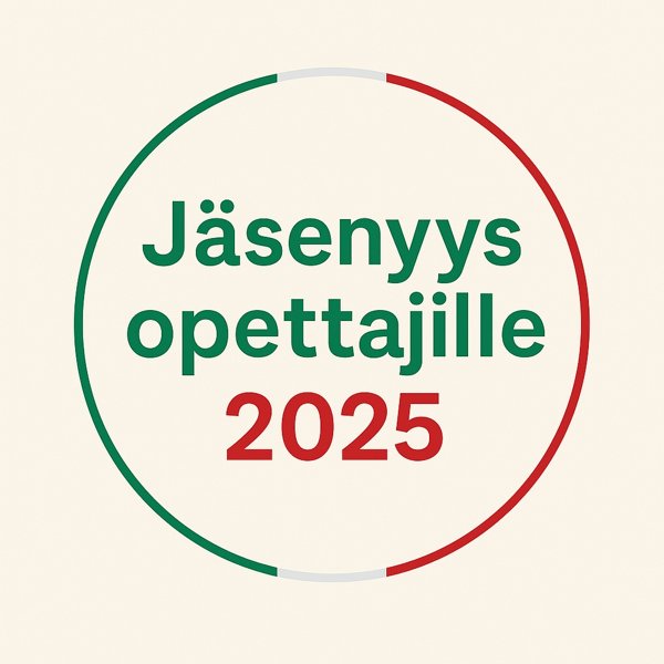 Product image of  Jäsenmaksu (opettajille) 2025 - Socio ordinario (insegnanti)