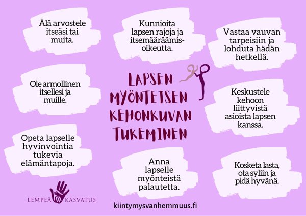 Product image of  Tulostettava kuva-Lapsen kehonkuvan tukeminen A4