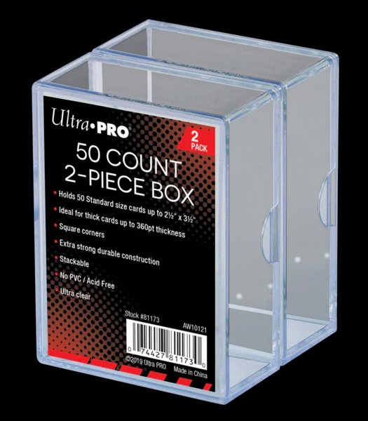 Product image of Ultra Pro Cardbox 50-Card 2-pack
