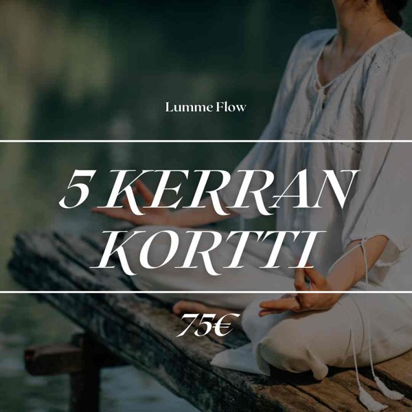 Product image of  5 KERRAN KORTTI - ohjatuille tunneille