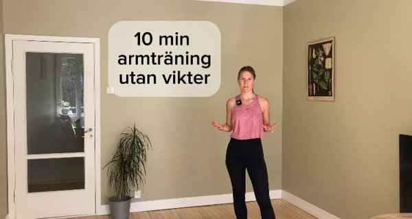 Product image of  10 min ARMTRÄNING (nybörjarvänlig)