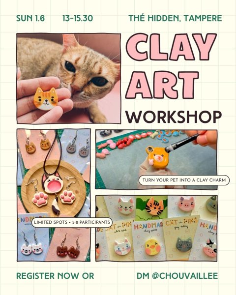 Product image of  Clay My Pet workshop (STANDARD)