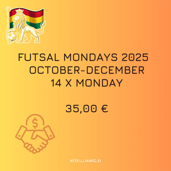 Product image of  JAH FC | Futsal Mondays syksy 2025