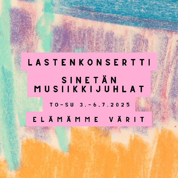 Product image of  Su 6.7. klo 14.00 Lastenkonsertti Kirjavat kuviot PERHE