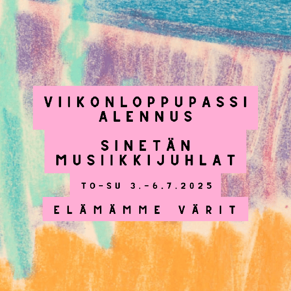 Product image of  Viikonloppupassi (ei sisällä lastenkonserttia) ALENNUS