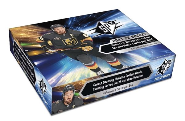 Product image of  2021-22 Upper Deck SPx Hockey Hobby Box