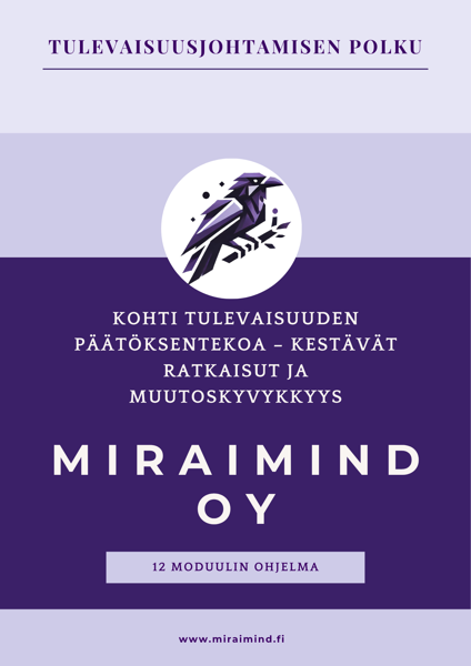Product image of Tulevaisuusjohtamisen polku 12 moduulia