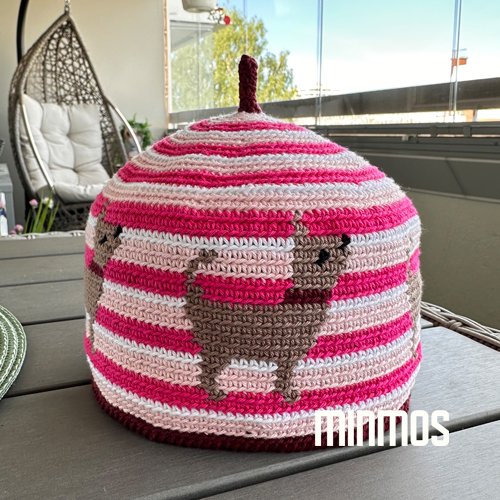 Product image of  Koirapipo, pinkkiraita. 50-52cm