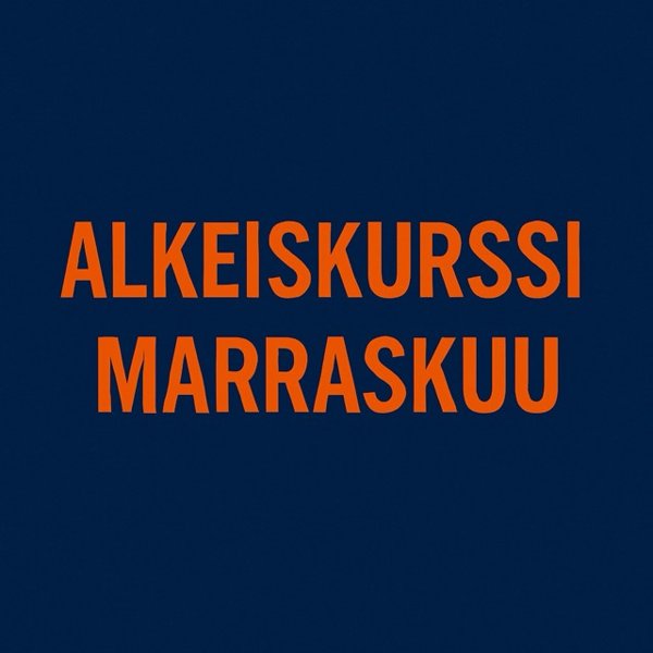 Product image of  ALKEISKURSSI 11/2025 + 2 VIIKON JÄSENYYS