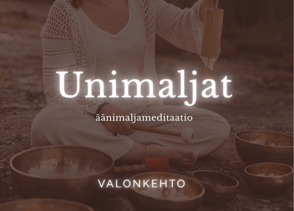 Product image of  UNIMALJAT -äänimaljameditaatio