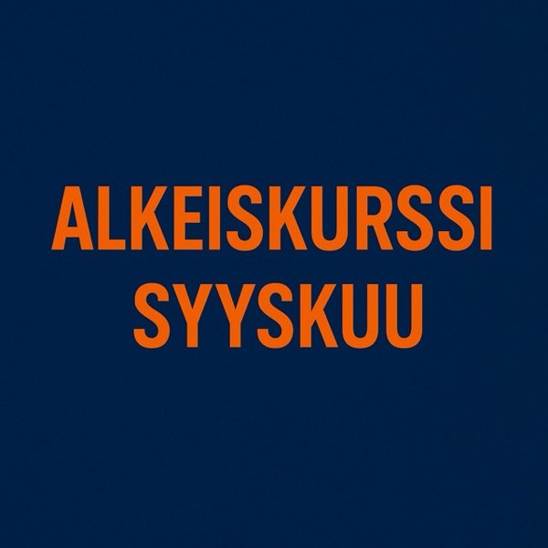 Product image of  ALKEISKURSSI 9/2025 + 2 VIIKON JÄSENYYS