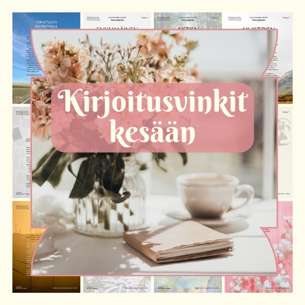 Product image of  Kirjoitusvinkit kesään (ja muihinkin vuodenaikoihin)