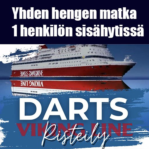 Product image of  6.-8.3.2026 Dartsristeily 1 hengen parivuoteelllisessa hytissä