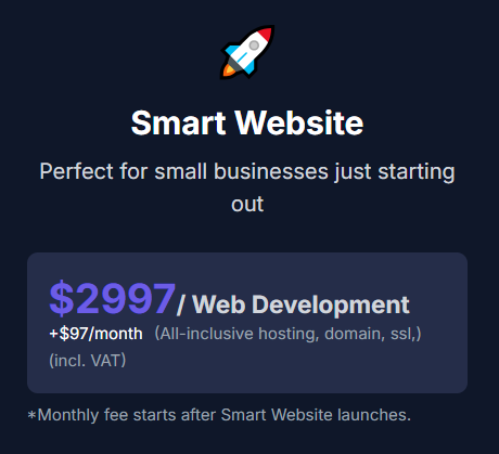 Product image of  Smart Website (All-in-One package)