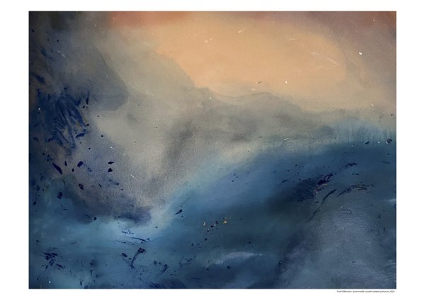 Product image of  Syvemmälle kuulen kalojen puhuvan, 50cm x 70cm
