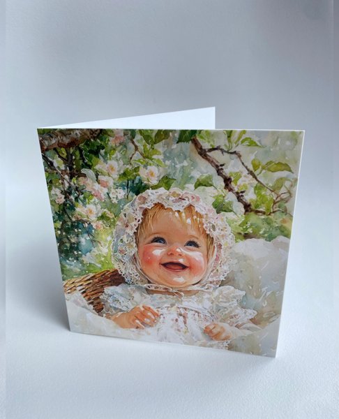 Product image of  Kukkien prinsessa - taitettava kortti