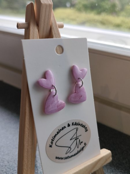 Product image of  TuplaSydämet - VaaleaLiila