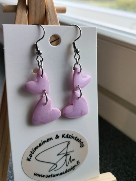 Product image of  RoikkuvatTuplaSydämet - VaaeaLiila