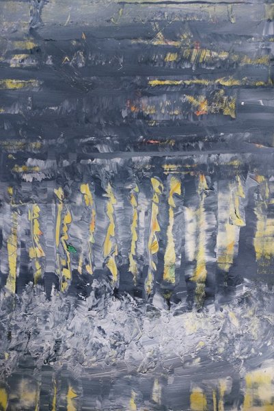 Product image of  Yön äänet nro 10, akryyli, 40 x 28,5 cm