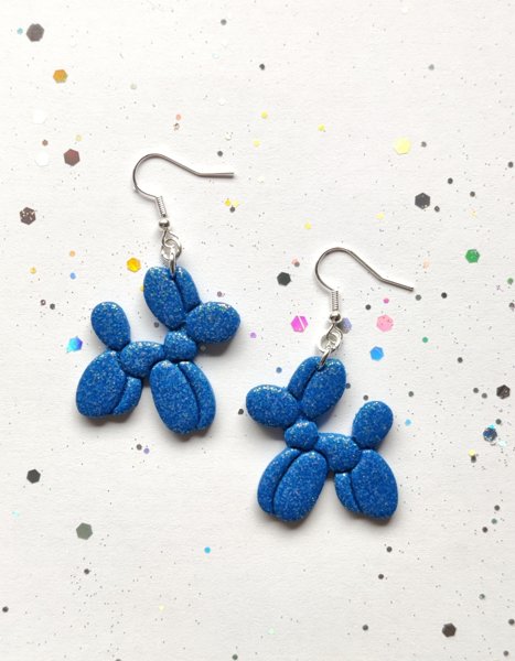 Product image of  Ilmapallo koira sininen glitteri