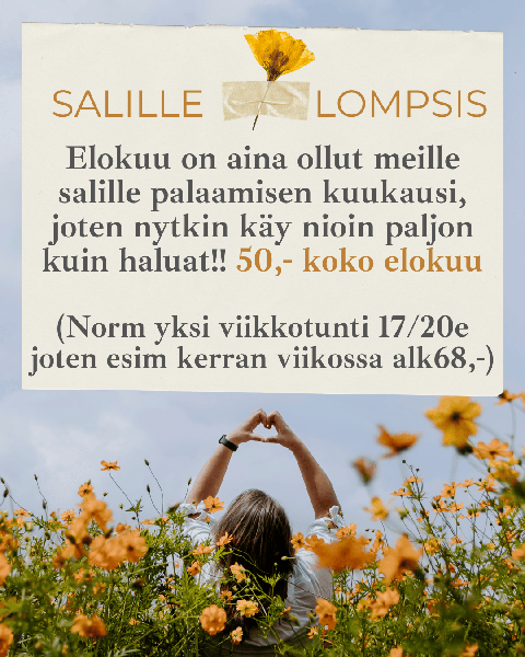 Product image of  Salille Lompsis Elokuu, käy niin paljon kuin haluat <3