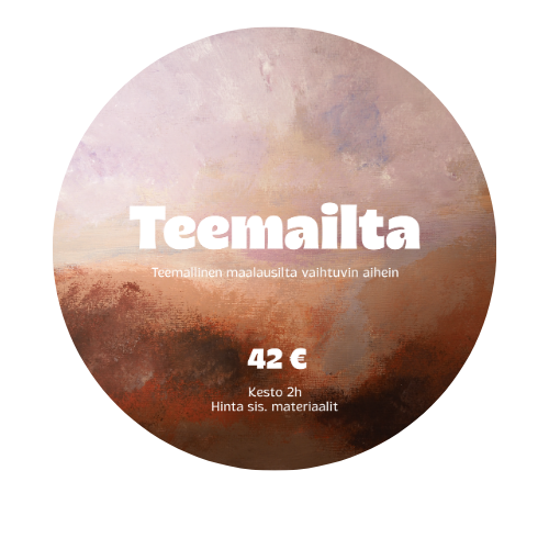Product image of  Teemallinen maalaus - Kesäniitty 21.8.