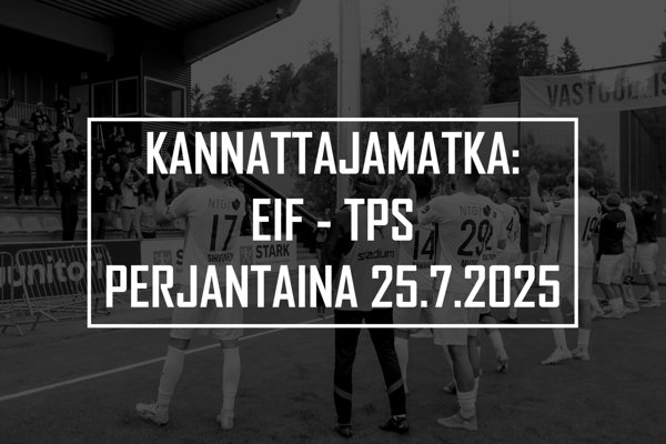 Product image of Kannattajamatka: EIF - TPS 25.7.2025 (perhebussi)