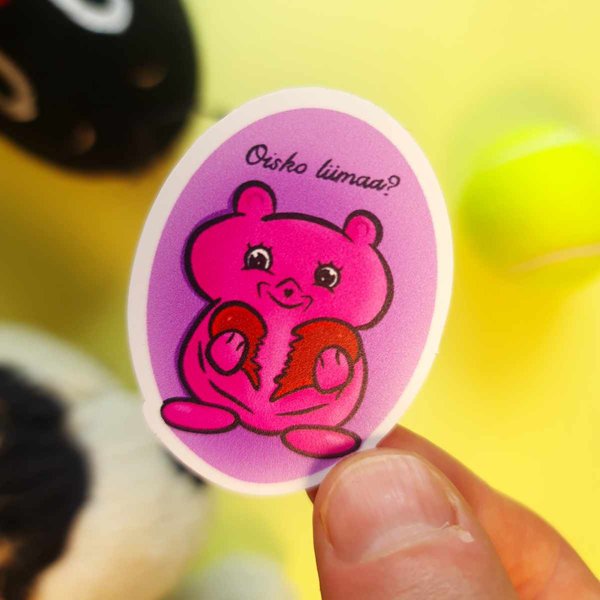 Product image of  "Oisko liimaa?" -tarra