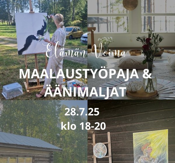 Product image of  Maalaustyöpaja & Äänimaljat KERVILÄN RIIHI 28.7.25