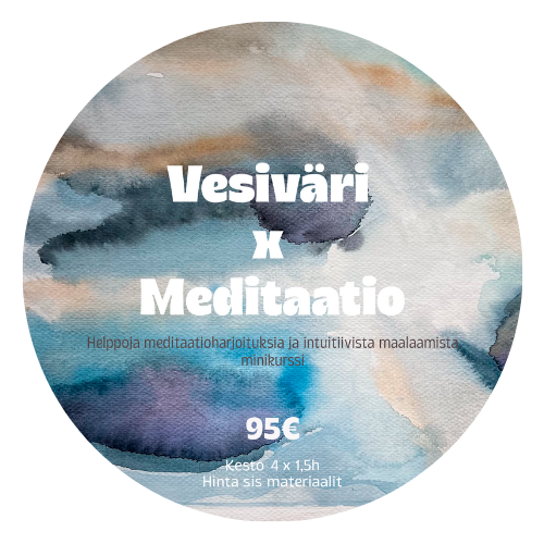 Product image of  Vesiväri x Meditaatio 17.9.-29.10.