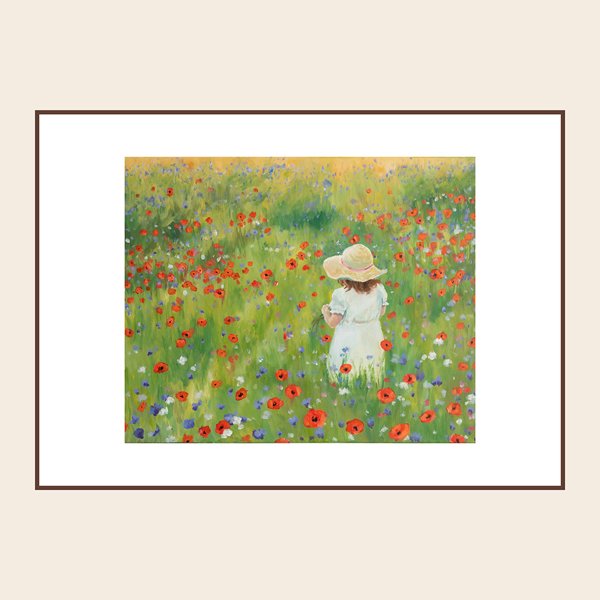 Product image of  Kesän lapsi -taidejuliste 50 x 70 cm - ENNAKKOTILAUS
