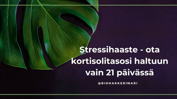 Product image of  21 päivän Stressihaaste