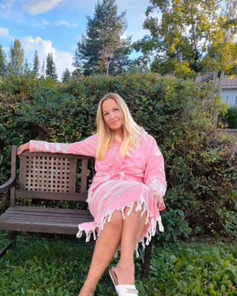 Product image of  Hamam-kylpytakki 4 XL pinkkivalkea