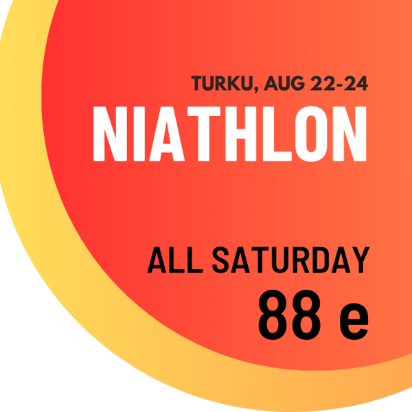 Product image of  NIATHLON TURKU - ALL SATURDAY