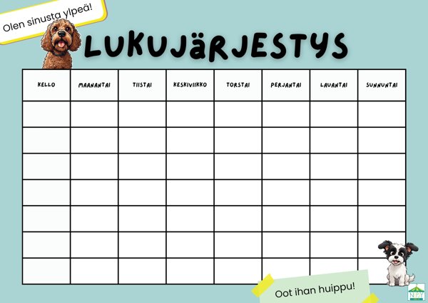 Product image of  Tuiskun Suunta lukujärjestys