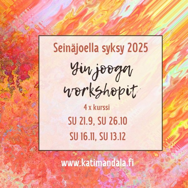 Product image of  Yinjooga kurssi Seinäjoella, syksy 2025