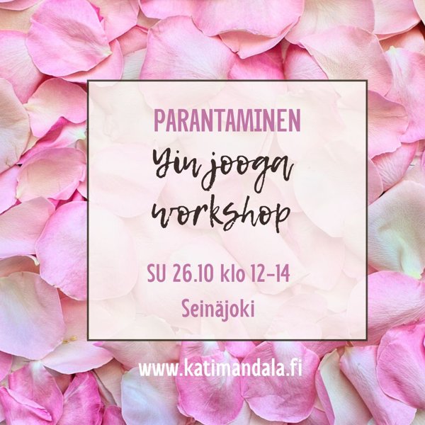 Product image of  Yinjooga Workshop; Parantaminen SU 26.10