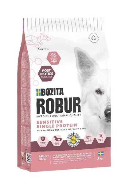Product image of  Bozita Robur Sensitive Single Protein Salmon & Rice
